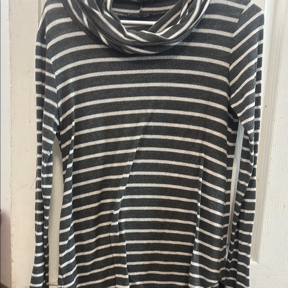 Striped Gray Sweater